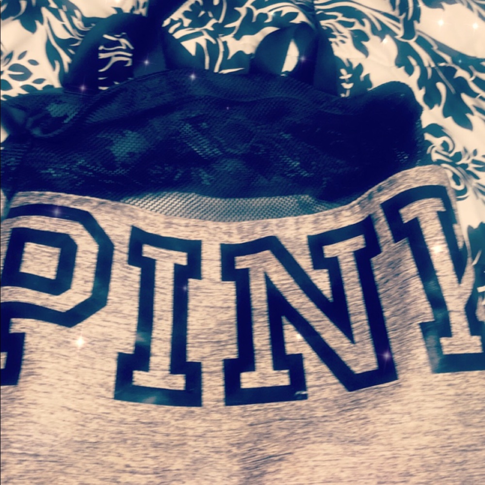 Pink sleep over bag
